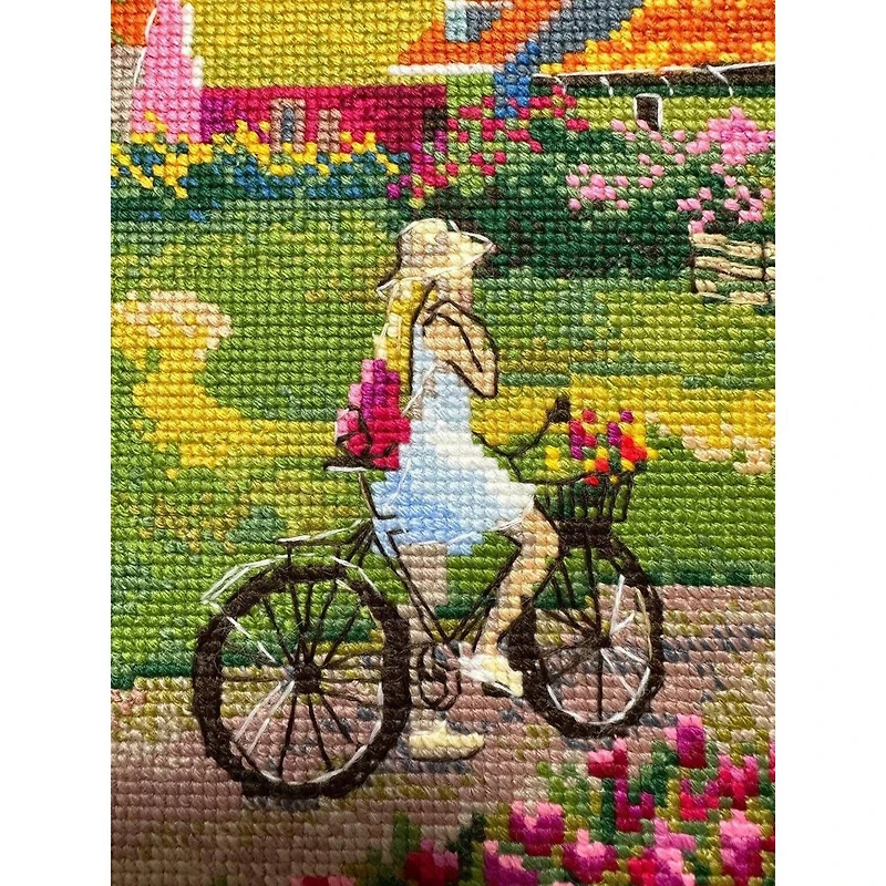 RIOLIS Tulip Field Counted Cross Stitch Kit