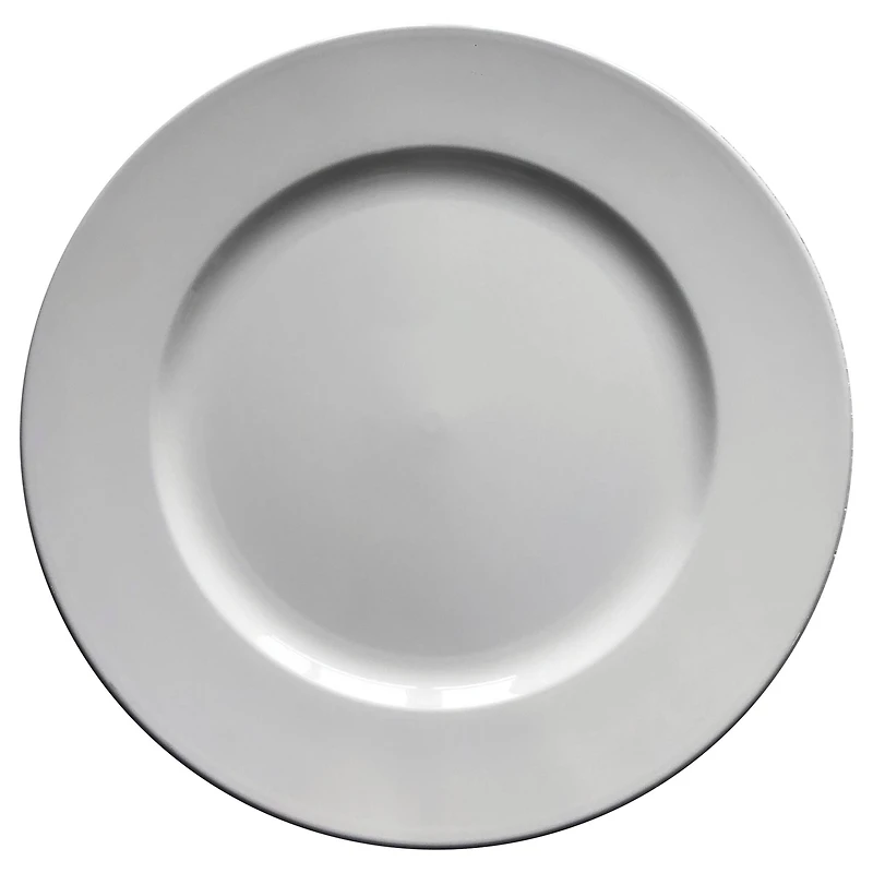 13" White Round Charger Plate by Celebrate It™