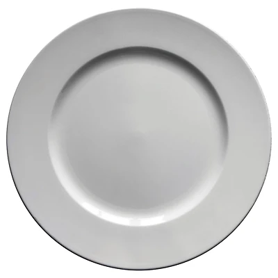 13" White Round Charger Plate by Celebrate It™
