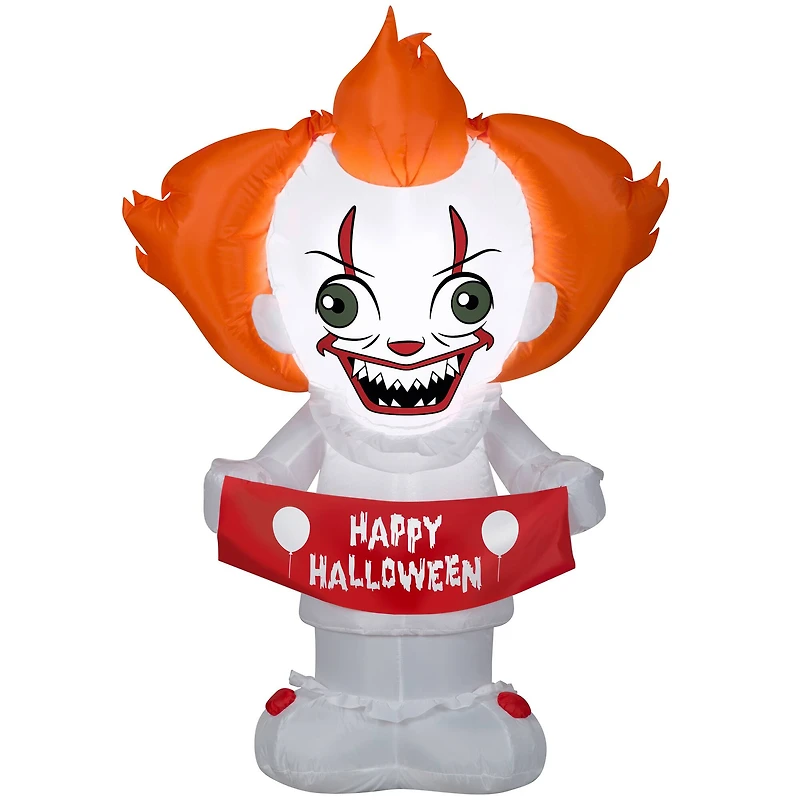 5ft. Airblown® Inflatable Halloween Warner Brothers® Pennywise