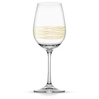 JoyJolt® Golden Royale 14oz. Crystal White Wine Glasses, 2ct.