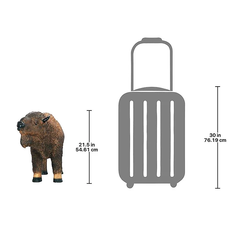 Design Toscano 28" The American Buffalo Statue