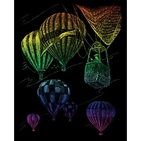 Royal & Langnickel® Engraving Art™ Hot Air Balloons Rainbow Foil Kit