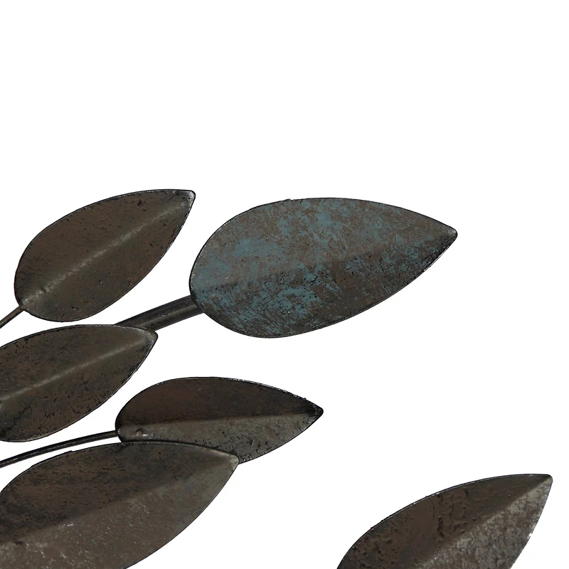 Rustic Metal Traditional Leaves Wall Decoration