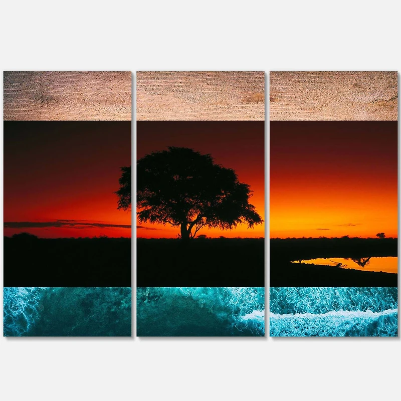 Designart - Sunset View in Tanzania