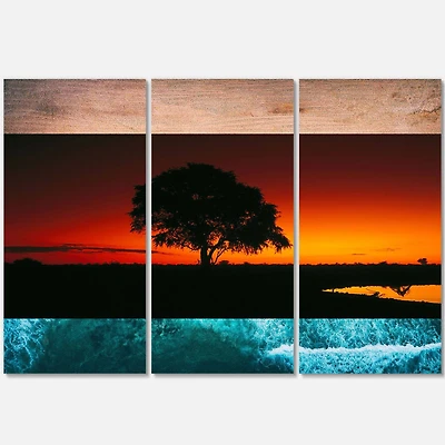 Designart - Sunset View in Tanzania