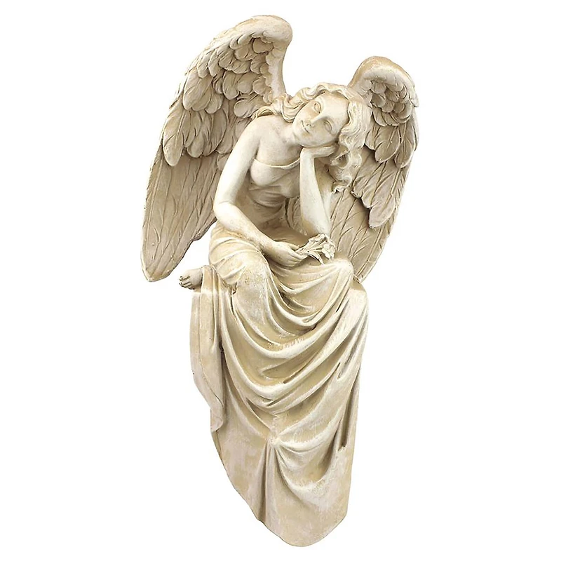 Design Toscano 15" Resting Grace Sitting Angel Statue