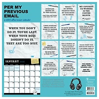 TF Publishing 2025 Per My Previous Email Wall Calendar