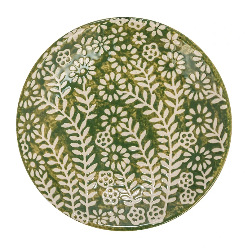 Hello Honey® 5" Botanical Round Stoneware Plate, 12ct.