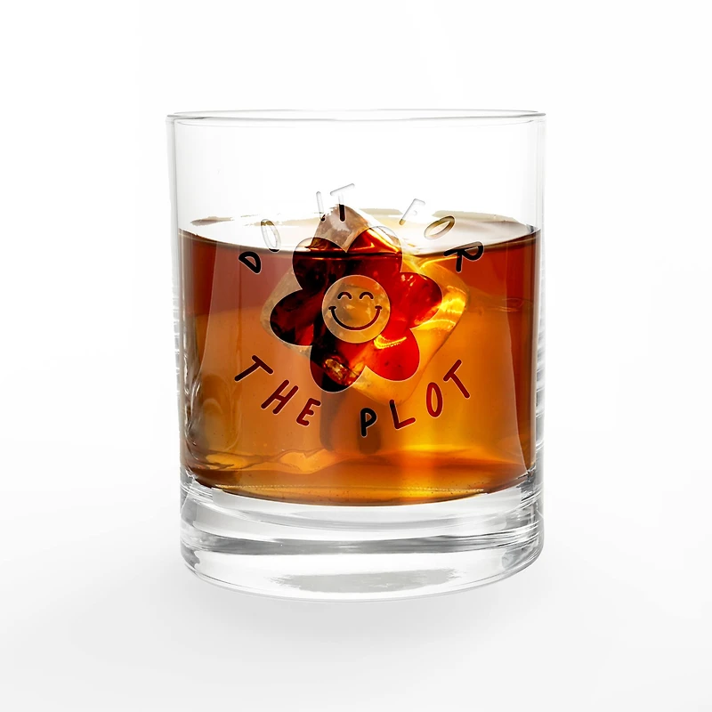 11oz. Do It for the Plot Whiskey Glass