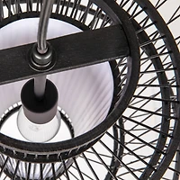 Hello Honey® 19.5" Boho Tiered Bamboo Chandelier