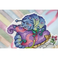 MP Studia Wise Caterpillar Plastic Canvas Counted Cross Stitch Kit