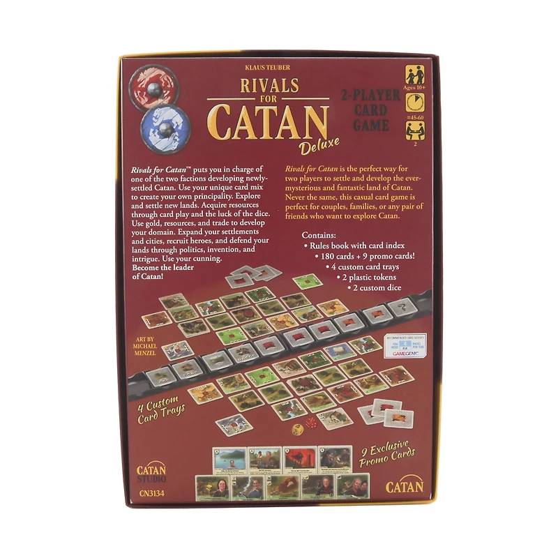 Rivals for Catan Deluxe - 2-Player Card Game