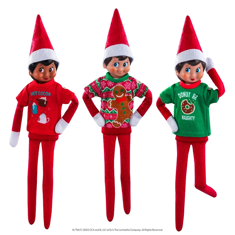 The Elf on the Shelf® Claus Couture Collection® Festive Fun T-Shirt Set