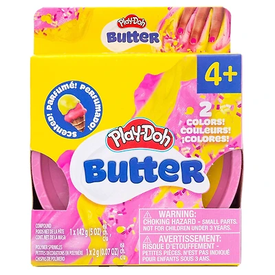 Play-Doh Pink & Yellow Sherbert Scented Butter Compound