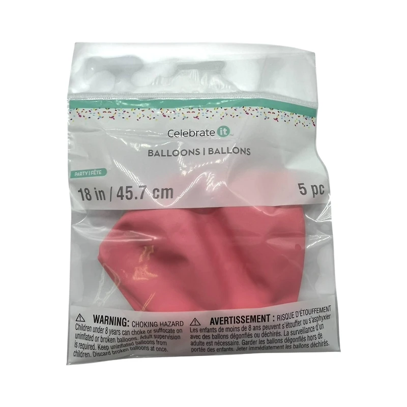 18" Solid Latex Balloons