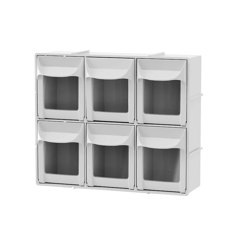 8 Pack: 6-Drawer Tip-Out Storage Bin by Simply Tidy®