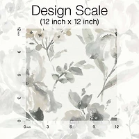 RoomMates Gray Iris Peel & Stick Wallpaper