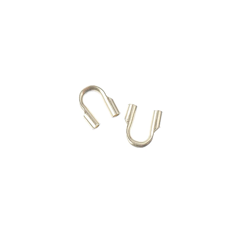 0.031'' Sterling Silver Wire Guards, 8ct. by Bead Landing™