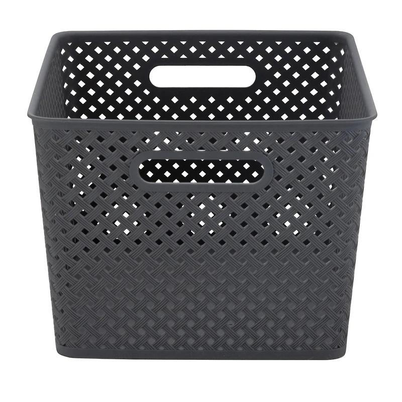 Simplify Large Wicker Storage Bin