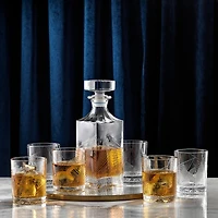 JoyJolt® Gatsby Art Deco Whiskey Decanter & Glasses Set