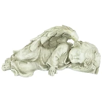 9.75" Heavenly Sleeping Cherub Angel Outdoor Garden Statue