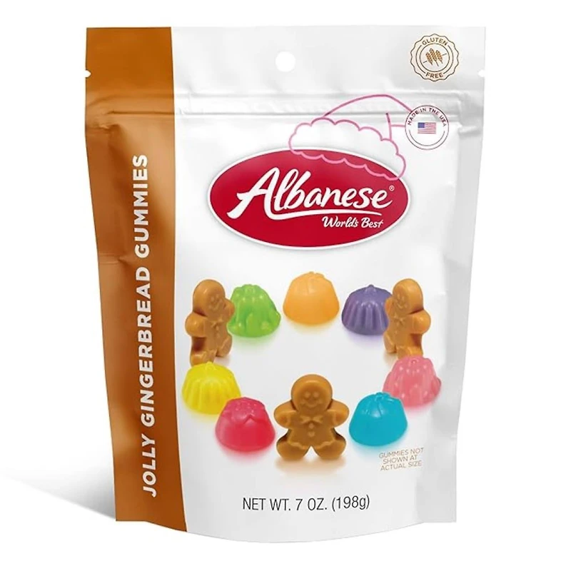 Albanese Jolly Gingerbread Gummies
