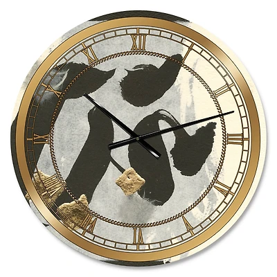 Designart 'Glam Collage I Glam Wall Clock