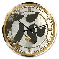 Designart 'Glam Collage I Glam Wall Clock