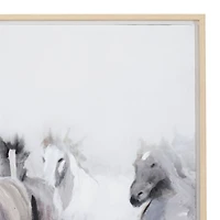 Gray Polystone Modern Farmhouse Framed Wall Art, 30" x 40"