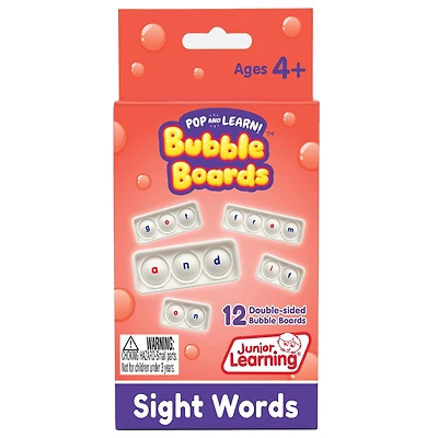 Junior Learning® Sight Word Bubble Boards