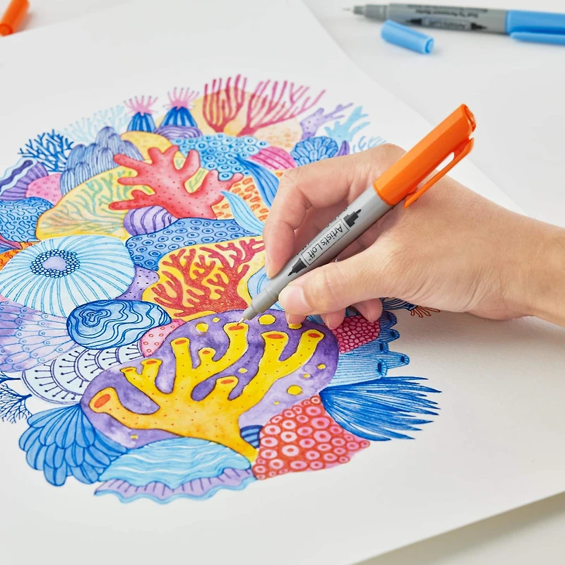 6 Packs: 48 ct. (288 total) Dual Tip Permanent Markers by Artist's Loft™