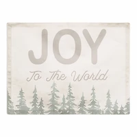 Joy to the World 14" x 18" Cotton Twill Placemat
