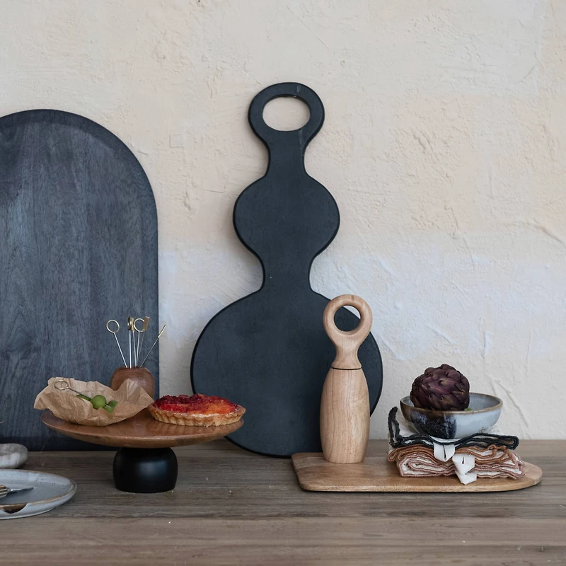 Hello Honey® 12" Artisanal Mango Wood Cheese & Cutting Board