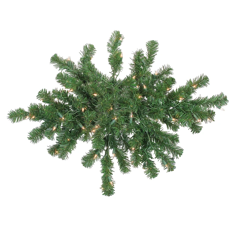 28" Pre-Lit Windsor Pine Artificial Christmas Swag