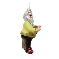 5.25" Teacher Santa Glass Ornament by Ashland®