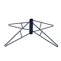 9ft. Pre-Lit Flocked Utica Fir Artificial Christmas Tree, Pure White LED Lights