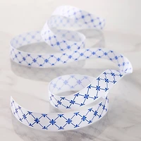 5/8" x 7yd. Blue Chinoiserie Grosgrain Ribbon by Celebrate It® Classic