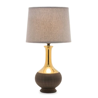 22" Two-Tone Ceramic Lamp