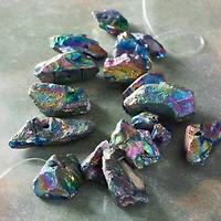12 Pack: Aurora Borealis Hematite Spike Beads by Bead Landing™