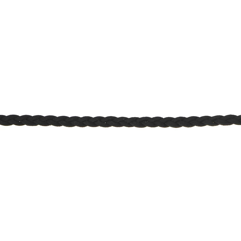 1/4" Black Faux Suede Leather Trim by Celebrate It®