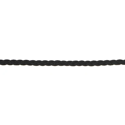 1/4" Black Faux Suede Leather Trim by Celebrate It®