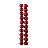 12 Pack: Red Dyed Quartzite Round Beads, 10mm by Bead Landing™