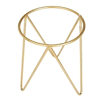 Gold Modern Planter, Set of 2" 6", 6"