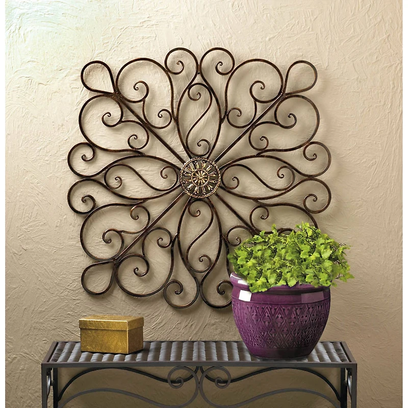 Iron Scrollwork Wall Décor