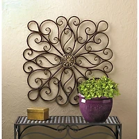 Iron Scrollwork Wall Décor