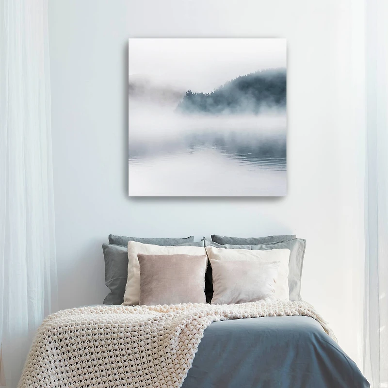 Misty Lake Canvas Giclee