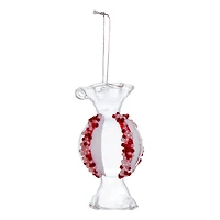 4.5" Peppermint Candy Glass Ornament by Ashland®