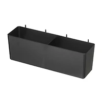 Medium Black Pegboard Storage Bin by Simply Tidy®