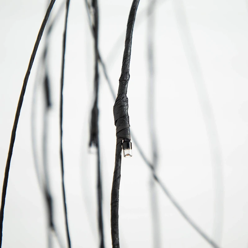 4ft. Orange & Purple LED Pre-Lit Halloween Black Willow Artificial Fall Tree